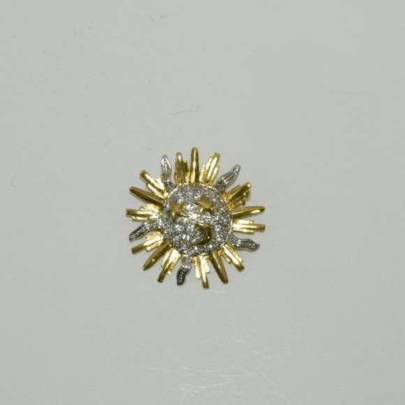 Charmelle Sunburst Earrings and Brooch Set - Picture 6 of 10